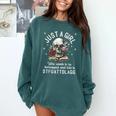 Dark Romance Smutt Book Merch STFUATTDLAGG Good Girl Trigger Comfort Colors Sweatshirt Chalky Mint