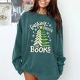 Dashing Through The Books Christmas Book Lovers Men Women Comfort Colors Sweatshirt Chalky Mint Dashing Through The Books Christmas Book Lovers Men Women Comfort Colors Sweatshirt Chalky Mint
