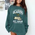 Day Without Reading Read Librarian Book Men Women Kids Comfort Colors Sweatshirt Chalky Mint