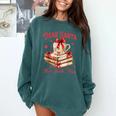 Dear Santa More Books Please Coquette Bow Books Christmas Comfort Colors Sweatshirt Chalky Mint