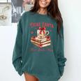 Dear Santa More Books Please Reading Book Lover Christmas Comfort Colors Sweatshirt Chalky Mint Dear Santa More Books Please Reading Book Lover Christmas Comfort Colors Sweatshirt Chalky Mint