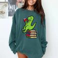 Dino Reading Read Reading Librarian Book Men Boys Kids Comfort Colors Sweatshirt Chalky Mint Dino Reading Read Reading Librarian Book Men Boys Kids Comfort Colors Sweatshirt Chalky Mint