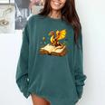 Dragon Fantasy Book Lover Bookish Reader Bookworm Wildflower Comfort Colors Sweatshirt Chalky Mint Dragon Fantasy Book Lover Bookish Reader Bookworm Wildflower Comfort Colors Sweatshirt Chalky Mint