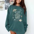 Dramatic Book Lover Quote Comfort Colors Sweatshirt Chalky Mint
