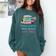 Drink Coffee Read Books Love Jesus Christian Religious God Comfort Colors Sweatshirt Chalky Mint