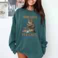 Drink Coffee Read Books Pet Cats Be Happy Bookworm Comfort Colors Sweatshirt Chalky Mint Drink Coffee Read Books Pet Cats Be Happy Bookworm Comfort Colors Sweatshirt Chalky Mint