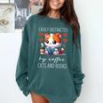 Easily Distracted By Coffee Cats And Books Comfort Colors Sweatshirt Chalky Mint Easily Distracted By Coffee Cats And Books Comfort Colors Sweatshirt Chalky Mint