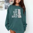 Eat Sleep Read Repeat Reading Book Librarian Men Women Kids Comfort Colors Sweatshirt Chalky Mint Eat Sleep Read Repeat Reading Book Librarian Men Women Kids Comfort Colors Sweatshirt Chalky Mint