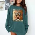 Education Is Freedom Teacher Books Black History Women Comfort Colors Sweatshirt Chalky Mint Education Is Freedom Teacher Books Black History Women Comfort Colors Sweatshirt Chalky Mint