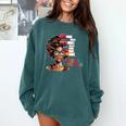 Education Is Freedom History Month Teacher Books Afro Comfort Colors Sweatshirt Chalky Mint Education Is Freedom History Month Teacher Books Afro Comfort Colors Sweatshirt Chalky Mint