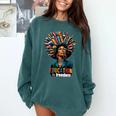 Education Is Freedom History Month Teacher Books Afro For Men Women Comfort Colors Sweatshirt Chalky Mint Education Is Freedom History Month Teacher Books Afro For Men Women Comfort Colors Sweatshirt Chalky Mint