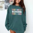 Emotionally Recovering From a Book Reading Librarian Comfort Colors Sweatshirt Chalky Mint Emotionally Recovering From a Book Reading Librarian Comfort Colors Sweatshirt Chalky Mint