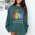 Equality Hurts No One Floral Books LGBTQ Pride Human Rights Comfort Colors Sweatshirt Chalky Mint Equality Hurts No One Floral Books LGBTQ Pride Human Rights Comfort Colors Sweatshirt Chalky Mint