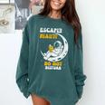 Escaped Reality Do Not Disturb Book Lover Comfort Colors Sweatshirt Chalky Mint
