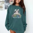 Every Bunny Loves To Read Book Lover Bookworm Rabbit Easter Comfort Colors Sweatshirt Chalky Mint
