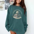 Existential Crisis Club Lifetime Member Skull And Books Comfort Colors Sweatshirt Chalky Mint