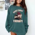 Fairy Smut Is My Therapy Romantasy Spicy Books Faerie Tales Comfort Colors Sweatshirt Chalky Mint