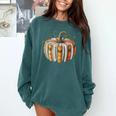 Fall Book Pumpkin Fall Librarians Bookworm Teachers Students Comfort Colors Sweatshirt Chalky Mint