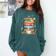 Fantasy Drama Tragedy Book Lover Subtle Watercolor Comfort Colors Sweatshirt Chalky Mint