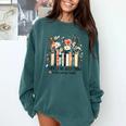 Floral Book There's No Such Thing As Too Many Book Lover Comfort Colors Sweatshirt Chalky Mint