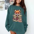 Fox Read Books Be Kind Stay Weird Reader Cute Nerd Bookworm Comfort Colors Sweatshirt Chalky Mint Fox Read Books Be Kind Stay Weird Reader Cute Nerd Bookworm Comfort Colors Sweatshirt Chalky Mint
