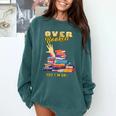 Fully Booked But I Am Ok Book Lover Reading Author Comfort Colors Sweatshirt Chalky Mint