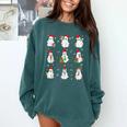 Ghosts Wearing Santa Hats Reading Books Christmas Book Lover Comfort Colors Sweatshirt Chalky Mint Ghosts Wearing Santa Hats Reading Books Christmas Book Lover Comfort Colors Sweatshirt Chalky Mint