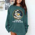 Good Book Is Out Of This World Space Reading Lover Comfort Colors Sweatshirt Chalky Mint
