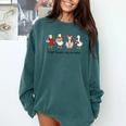 Goose Forget Flowers Buy Me Books Comfort Colors Sweatshirt Chalky Mint