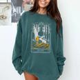 Gothic Book Lover Skeleton Comfort Colors Sweatshirt Chalky Mint Gothic Book Lover Skeleton Comfort Colors Sweatshirt Chalky Mint