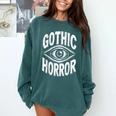 Gothic Classic Horror Thriller Book Movie Film Halloween Comfort Colors Sweatshirt Chalky Mint