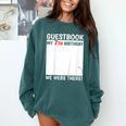 Guestbook 7th Birthday 7 Year Old Born 2018 Bday Comfort Colors Sweatshirt Chalky Mint