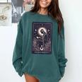 High Priestess Tarot Art Celestial Mystic Book Lover Comfort Colors Sweatshirt Chalky Mint High Priestess Tarot Art Celestial Mystic Book Lover Comfort Colors Sweatshirt Chalky Mint