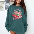 My Holidays Are All Booked Christmas Reading Books Bookish Comfort Colors Sweatshirt Chalky Mint