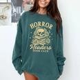 Horror Reading Spooky Vibes Bookish Horror Readers Book Club Comfort Colors Sweatshirt Chalky Mint Horror Reading Spooky Vibes Bookish Horror Readers Book Club Comfort Colors Sweatshirt Chalky Mint