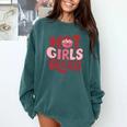 Hot Girls Read Book Lover Feminist Reader Premium Tri-Blend Comfort Colors Sweatshirt Chalky Mint Hot Girls Read Book Lover Feminist Reader Premium Tri-Blend Comfort Colors Sweatshirt Chalky Mint