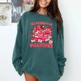HUGvyn All Booked For Valentines Teacher Book Reading Heart Comfort Colors Sweatshirt Chalky Mint HUGvyn All Booked For Valentines Teacher Book Reading Heart Comfort Colors Sweatshirt Chalky Mint