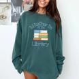 I'd Rather Be At The Library Book Lover Loves Books Comfort Colors Sweatshirt Chalky Mint I'd Rather Be At The Library Book Lover Loves Books Comfort Colors Sweatshirt Chalky Mint