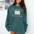 I'm In A Really Good Place Right Now In My Book Comfort Colors Sweatshirt Chalky Mint