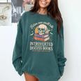 Introverted But Willing To Discuss Books Cozy Aesthetic Comfort Colors Sweatshirt Chalky Mint Introverted But Willing To Discuss Books Cozy Aesthetic Comfort Colors Sweatshirt Chalky Mint