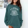 If It Involves Books And Pajamas Count Me In Reading Bedtime Comfort Colors Sweatshirt Chalky Mint