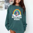 It's Book Fair Week Librarian Library Literacy Reading Comfort Colors Sweatshirt Chalky Mint It's Book Fair Week Librarian Library Literacy Reading Comfort Colors Sweatshirt Chalky Mint