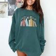 It's a Good Day To Read a Book Comfort Colors Sweatshirt Chalky Mint