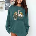 It's A Good Day To Read A Book Frog Toad Comfort Colors Sweatshirt Chalky Mint
