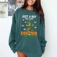 Just a Boy Who Loves Dragons And Books Reading Dragon Comfort Colors Sweatshirt Chalky Mint Just a Boy Who Loves Dragons And Books Reading Dragon Comfort Colors Sweatshirt Chalky Mint