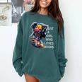 Just a Girl Who Loves Books Comfort Colors Sweatshirt Chalky Mint Just a Girl Who Loves Books Comfort Colors Sweatshirt Chalky Mint