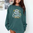 Just One More Chapter Bookish Book Reading Lover Heart Comfort Colors Sweatshirt Chalky Mint Just One More Chapter Bookish Book Reading Lover Heart Comfort Colors Sweatshirt Chalky Mint