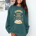 Just One More Chapter Cozy Book Lover Reading & Coffee Comfort Colors Sweatshirt Chalky Mint Just One More Chapter Cozy Book Lover Reading & Coffee Comfort Colors Sweatshirt Chalky Mint