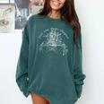 Just One More Chapter Deaf ASL Reading Book Librarian Comfort Colors Sweatshirt Chalky Mint