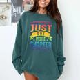 JUST ONE MORE CHAPTER Fun Reading Book Lover Comfort Colors Sweatshirt Chalky Mint JUST ONE MORE CHAPTER Fun Reading Book Lover Comfort Colors Sweatshirt Chalky Mint